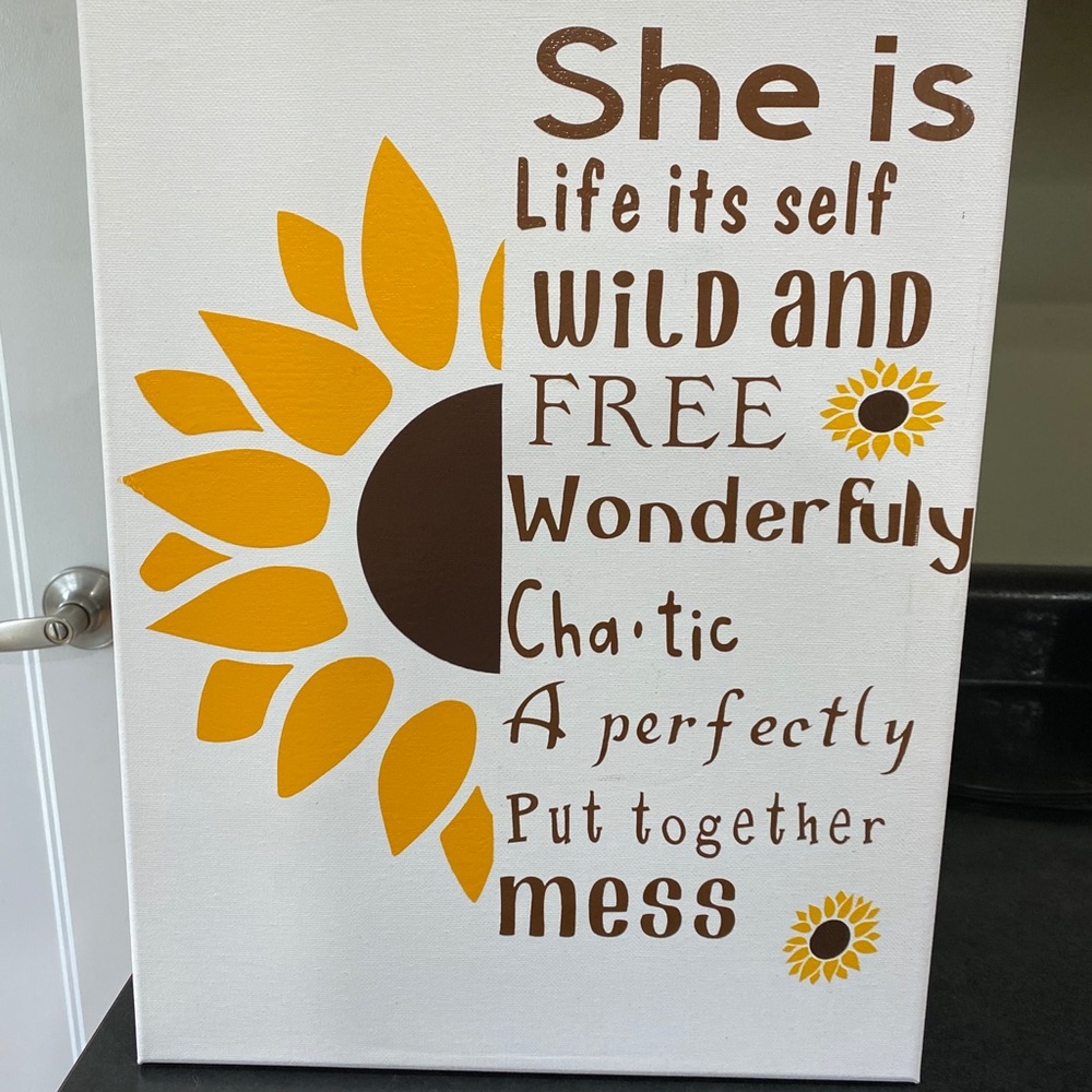 Sunflower canvas